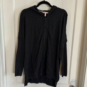 Victoria's Secret Dark Gray Zippered Sweater